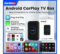 2026 CarlinKit Android TV Box LITE CarPlay Android Auto inalámbrico USB Adatper soporte Netfilx Youtube Spotify para Multimedia de coche Lite S 4GB 32GB
