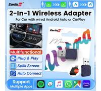 2026 CarlinKit Mini Ultra/Mini 5 Pro adaptador inalámbrico con cable Android Auto WiFi Bluetooth conectar caja CarPlay inalámbrica Mini White Brands Genuine