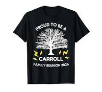 2026 Carroll Family Reunion Gathering Árbol genealógico a Juego Camiseta