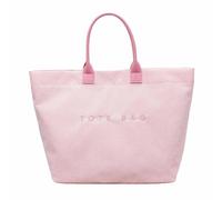 2026 Casual Fashion Retro-style Large Capacity Corduroy Letter Design Handbag Tote Bag for Work Travel (Pink)