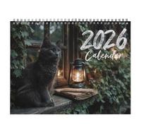 2026 Cat Calendar, Monthly Wall Planner, Jan to Dec Animal Photo Art, Large Grid Scheduling Tool, Home Organization Essential, Office Supplies, Small Poster for School Planning Scheduling