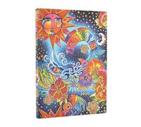 2026 Celestial Magic (Whimsical Creations) Midi 12-month Vertical Softcover Flexi Dayplanner 2026 (Elastic Band Closure)