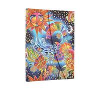 2026 Celestial Magic (Whimsical Creations) Midi 18-month Horizontal Hardcover Flexi Dayplanner 2025-2026 (Wrap Closure): Kalendarz 18-miesięczny