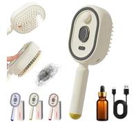 2026 - Cepillo para el cabello, vaporizador, desenredante, botella de agua líquida limpia, aplicador de aceite para el cuero cabelludo, rizado, ondulado, 30 ml (B)