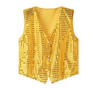 2026 Chaleco de Traje de Hombre Slim Fit Business Boda sin Mangas Camiseta de Tanque Chaleco America, amarillo, S