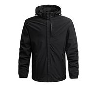2026 chaqueta de entretiempo hombres invierno casual sólido abrigo deportivo con cremallera abrigo bolsillo chaqueta voladora ropa de béisbol, Negro , XL