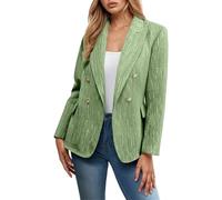 2026 Chaqueta elegante para mujer para uso diario. Chaquetas de traje versátiles, adecuadas para atuendos de otoño. Se adapta perfectamente a jeans y pantalones casuales. Diseño fácil de cuidar. Rojo
