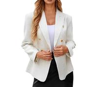 2026 Chaqueta elegante para mujer para uso diario. Chaquetas de traje versátiles, adecuadas para atuendos de otoño. Se adapta perfectamente a jeans y pantalones casuales. Diseño fácil de cuidar. Rojo