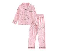 2026 Chicas Pareja Pareja 2 Piezas Corpiño Pantalones a juego Ropa Casual Cómodo para Niños Pequeños, Rosa., 13-14 años