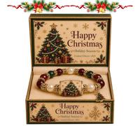 2026 Christmas Magic Collection Bracelet, Xmas Bracelets With Xmas Charms Stretch Jewelr, Inspired By The Classic Christmas Stocking Tradition, Perfect Holiday Christmas Gift (#4-1pc)