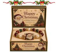 2026 Christmas Magic Collection Bracelet, Xmas Bracelets With Xmas Charms Stretch Jewelr, Inspired By The Classic Christmas Stocking Tradition, Perfect Holiday Christmas Gift (#3-1pc)
