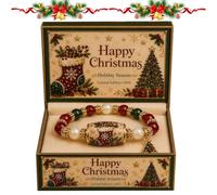 2026 Christmas Magic Collection Bracelet, Xmas Bracelets With Xmas Charms Stretch Jewelr, Inspired By The Classic Christmas Stocking Tradition, Perfect Holiday Christmas Gift (#21pc)