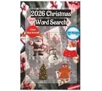 2026 Christmas Themed Word Search Puzzle Book
