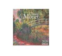 NEUMANNVERLAGE - Claude Monet 2026 Broschürenkalender, 30x30cm, Wandkalender mit Kunstwerken von Claude Monet, internationalen Feiertagen und Mondphasen, viel Platz für Notizen