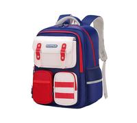 2026 Cloud Reduced Burden Mochila Escolar Primaria 1 3 6 Compartimiento de Gran Capacidad para Niños Niñas 5 10 Años, rojo, L, Mochilas rucksack