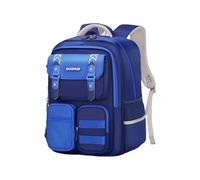 2026 Cloud Reduced Burden Mochila Escolar Primaria 1 3 6 Compartimiento de Gran Capacidad para Niños Niñas 5 10 Años, azul, L, Mochilas rucksack