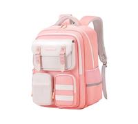 2026 Cloud Reduced Burden Mochila Escolar Primaria 1 3 6 Compartimiento de Gran Capacidad para Niños Niñas 5 10 Años, Rosa., L, Mochilas rucksack
