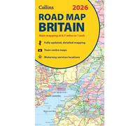 2026 Collins Road Map of Britain: Clear and detailed folded map of Scotland (Collins Road Atlas)