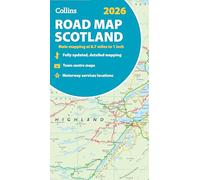 2026 Collins Road Map of Scotland: Folded Road Map (Collins Road Atlas)