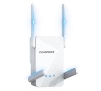 2026 COMFAST BE3600Mbps Repetidor WiFi 7 Amplificador Señal WiFi Doble Banda (5G en 2882Mbps + 2.4G 688Mbps), Puerto Gigabit LAN, EasyMesh, MU-MIMO, WPA3, Botón WPS, Compatible con Todos los Routers
