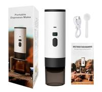 2026 con 72 puertos USB de potencia para café fresco sobre la marcha con depósito de agua de 90 ml (blanco, talla única)