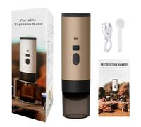 2026 con 72 puertos USB de potencia para café fresco sobre la marcha con depósito de agua de 90 ml (funcionamiento 12 (caqui, talla única)