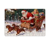 2026 Con este juego de rompecabezas, puedes crear fácilmente historias familiares conmovedoras llenas de felicidad y alegría, garantizando así una noche maravillosa para tu familia. (rojo, 30 x 21 cm)