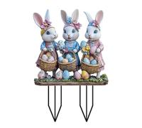 2026 Conejo de Pascua para jardín, decoración de jardín, Pascua, decoración retro, conejo de Pascua, huevo de Pascua, logotipo de jardín, decoración exterior, conejo de Pascua, huevo de Pascua, Lo