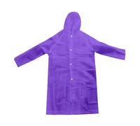 2026 Conjunto Impermeable Infantil Chaqueta Capucha y Pantalón Lluvia para Niñas Verano Exterior (Purple, OneSize)