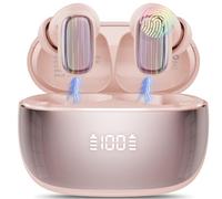 2026 Conyat Auriculares Traductores de Idiomas, 3en1 AI Auriculares Traductor en Tiempo Real 164 Idiomas y 6 Modos de Traducción, 40H Bluetooth 5.4 Cascos Inalambricos para Viajes, Reuniones, Oro Rosa