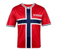 2026 Copa de Fútbol Camisetas Aficionados 48 Equipos Nacionales Deporte Casual Bandera Nacional Impresión Hombre Mujer Entrenamiento Transpirable Decado Rápido Playera T Shirt Noruega L