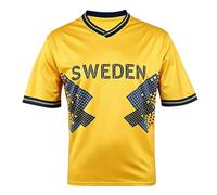 2026 Copa de Fútbol Camisetas Aficionados 48 Equipos Nacionales Deporte Casual Bandera Nacional Impresión Hombre Mujer Entrenamiento Transpirable Decado Rápido Playera T Shirt Suecia L