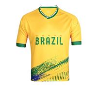 2026 Copa de Fútbol Camisetas Aficionados 48 Equipos Nacionales Deporte Casual Bandera Nacional Impresión Hombre Mujer Entrenamiento Transpirable Decado Rápido Playera T Shirt Brasil L