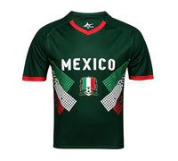 2026 Copa de Fútbol Camisetas Aficionados 48 Equipos Nacionales Deporte Casual Bandera Nacional Impresión Hombre Mujer Entrenamiento Transpirable Decado Rápido Playera T Shirt México L