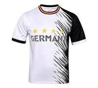 2026 Copa Mundial de Fútbol Jersey Camiseta 48 Países Soccer Cup Fanáticos Cheer T Shirt Hombre Mujer Fan Manga Corta Transpirable Deportivo Casual Football Playera Alemania M