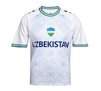 2026 Copa Mundial de Fútbol Jersey Camiseta 48 Países Soccer Cup Fanáticos Cheer T Shirt Hombre Mujer Fan Manga Corta Transpirable Deportivo Casual Football Playera Uzbekistán M