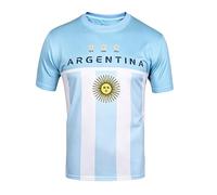 2026 Copa Mundial de Fútbol Jersey Camiseta 48 Países Soccer Cup Fanáticos Cheer T Shirt Hombre Mujer Fan Manga Corta Transpirable Deportivo Casual Football Playera Argentina M