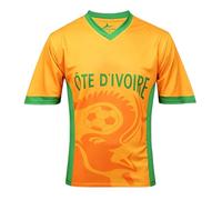 2026 Copa Mundial de Fútbol Jersey Camiseta 48 Países Soccer Cup Fanáticos Cheer T Shirt Hombre Mujer Fan Manga Corta Transpirable Deportivo Casual Football Playera Costa de Marfil S