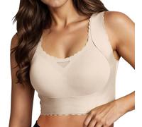 2026 - Correa de hombro cómoda y transparente para mujer, sin espalda, sin esponja, con correas convertibles, beige, 4XL