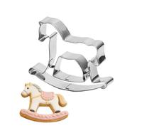 2026 Cortador de galletas Caballo - Molde Antiadherente de acero inoxidable de 5 Cm, Mini Formadores De Galletas | Pastas Dulces Fondant Chocolates Cocina De Vacaciones Casas Suministros De P