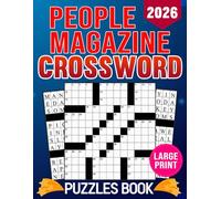 2026 Crossword Puzzle Book For Adults: Large Print Crossword Puzzles | Fun & Brain-Boosting Challenges with Easy-to-Read Clues