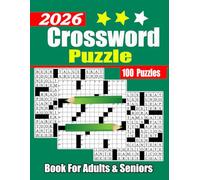 2026 Crossword Puzzle Book For Adults & Seniors: Keep Your Mind Sharp with Fun Word Puzzles for Adults and Seniors