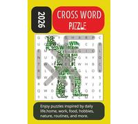 2026 CROSSWORD PUZZLE: GREAT GIFT Under $10.00 Easy to read Print Crossword Puzzle Book for Adults & Seniors 100 Engaging Puzzles | Nostalgic Themes | Brain-Boosting Fun