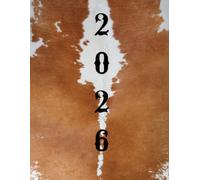 2026 Cute Cow Hide Print Weekly Planner: 8.5" x 11" Inches Monthly Daily Calendar