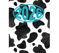 2026 Cute Cow Print Weekly Planner: 8.5" x 11" Inches Monthly Daily Calendar