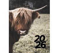 2026 Cute Highland Cow Weekly Planner: 8.5" x 11" Inches Monthly Daily Calendar
