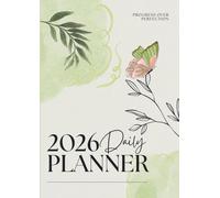 2026 Daily Planner for daily use: Progress over Perfection