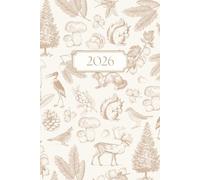 2026 Daily Planner - Nature Collection Beige Color - One Page Per Day | January-December 2026 | Daily Organizer with To-Do Lists, Notes & ... to organize your life day by day in 2026