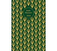 2026 Daily Planner:: Organize Your Everyday Life - Green Art Deco Pattern