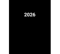 2026 Daily Planner With Times: One Page Per Day | Large Size 8.5 x 11 | Hourly Appointment Book | Agenda for 365 Days